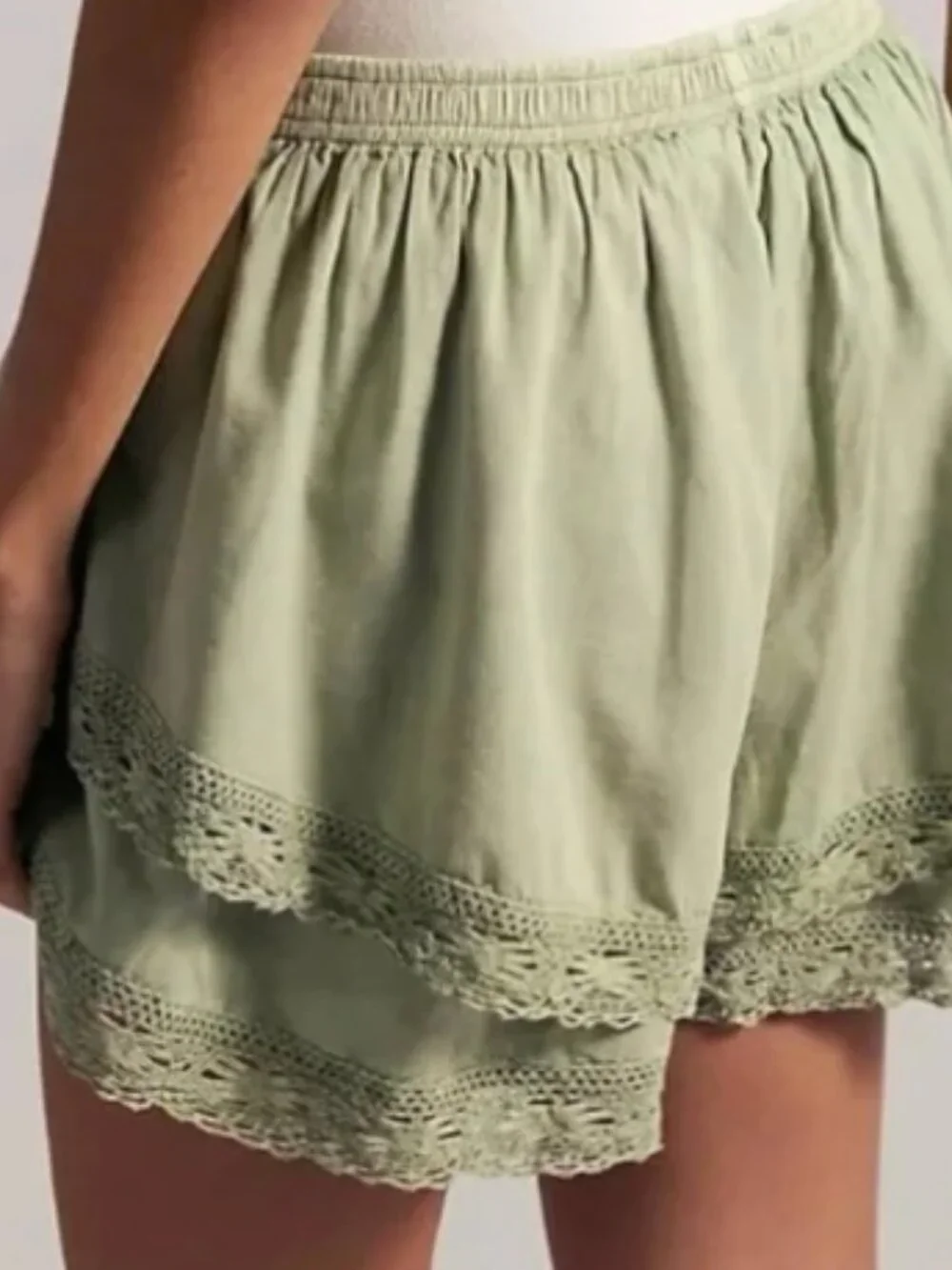 Free People Women's Full Harmony Shorts In Mystic Spring - Size Medium. NWT